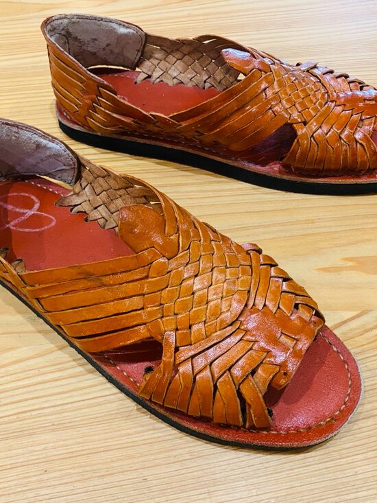 Mens Woven Leather Huarache Sandals Size 8 - 9 main image 7